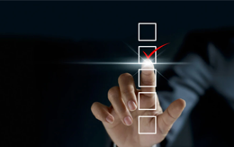 Hand selecting from checklist